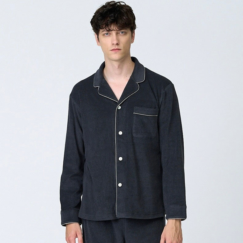 【セットアップ】コットンウールパイル パジャマ