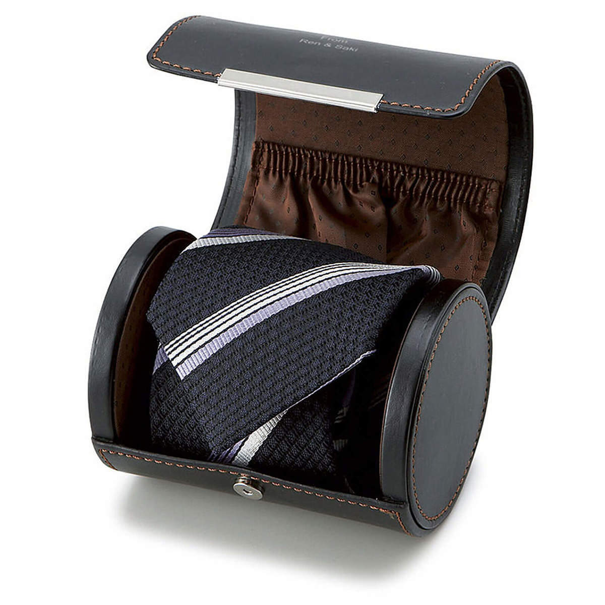 【名入れギフト】ネクタイ＆ウォッチケース