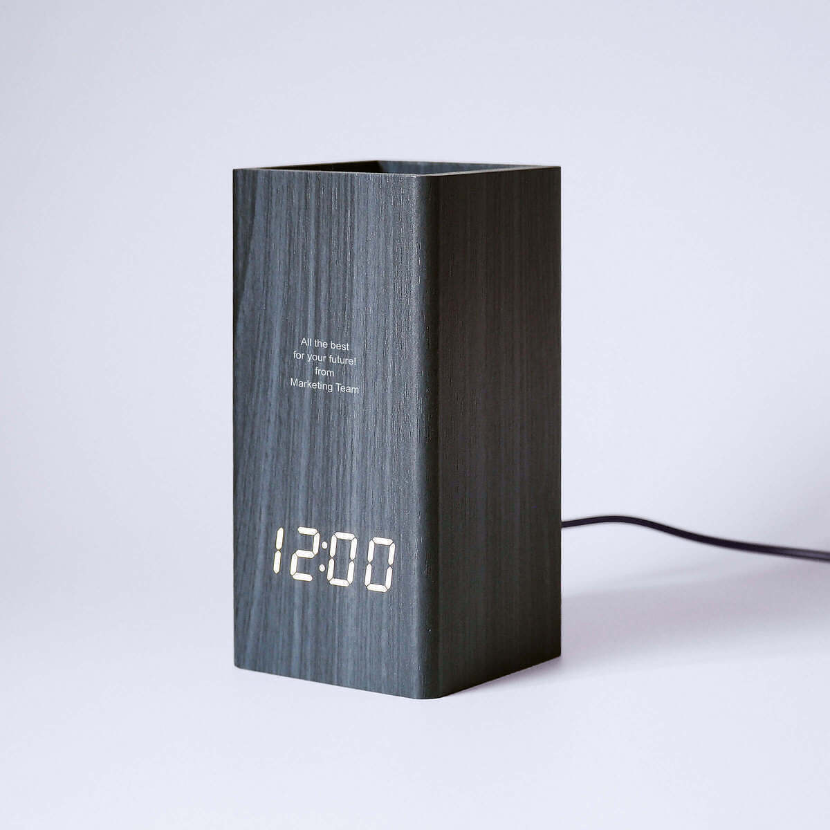 【名入れギフト】ウッドペンスタンド クロック