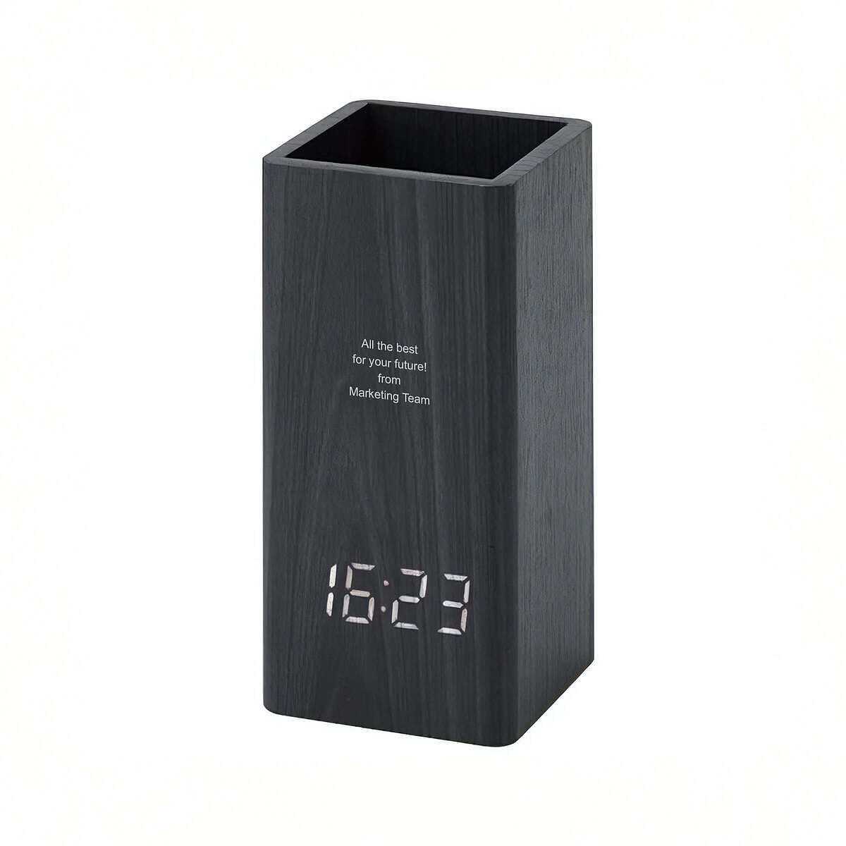 【名入れギフト】ウッドペンスタンド クロック