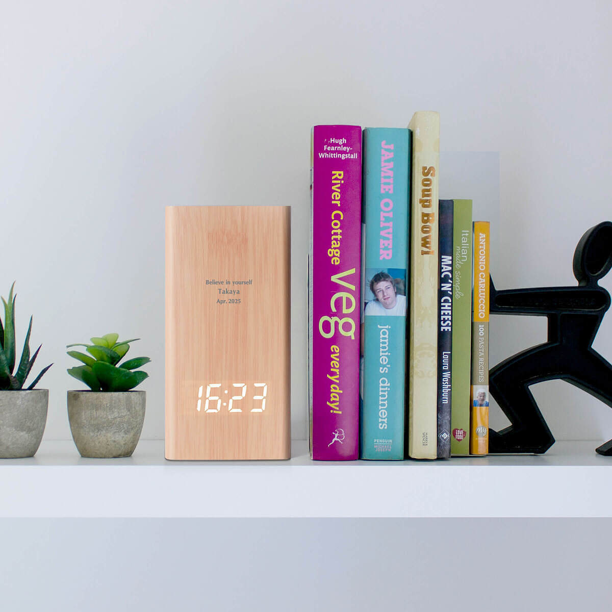 【名入れギフト】ウッドペンスタンド クロック