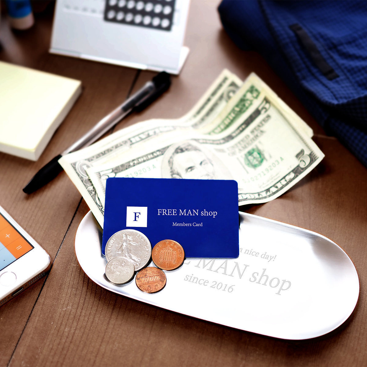 【名入れギフト】ステンレスキャッシュトレイ