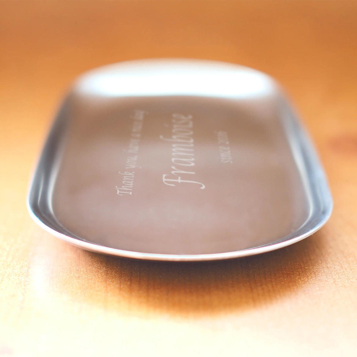 【名入れギフト】ステンレスキャッシュトレイ