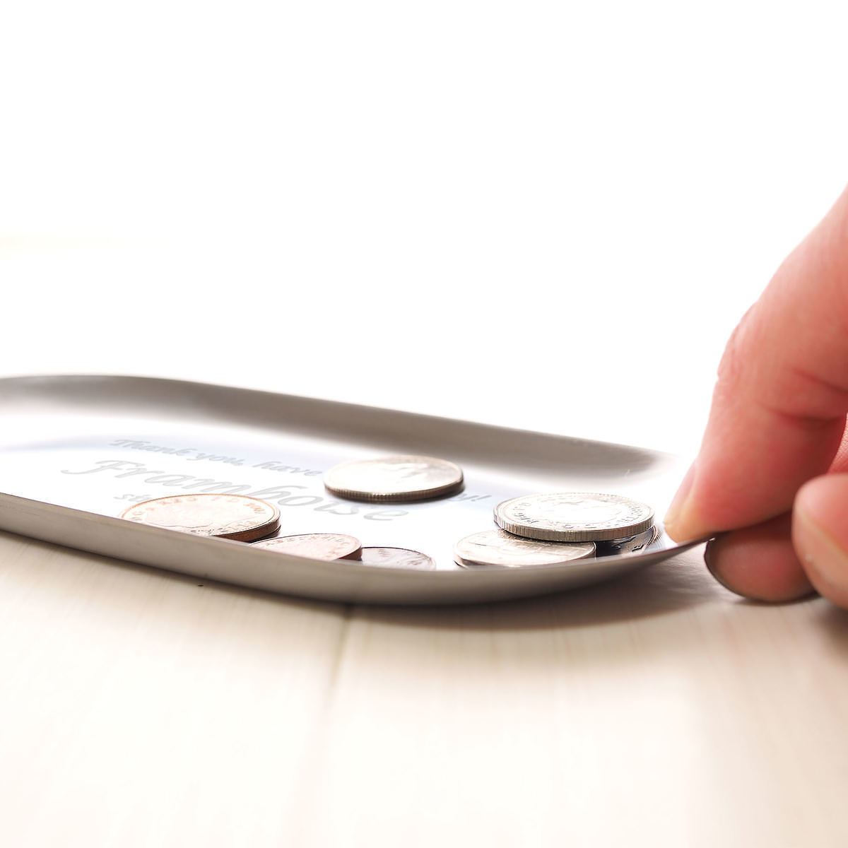 【名入れギフト】ステンレスキャッシュトレイ