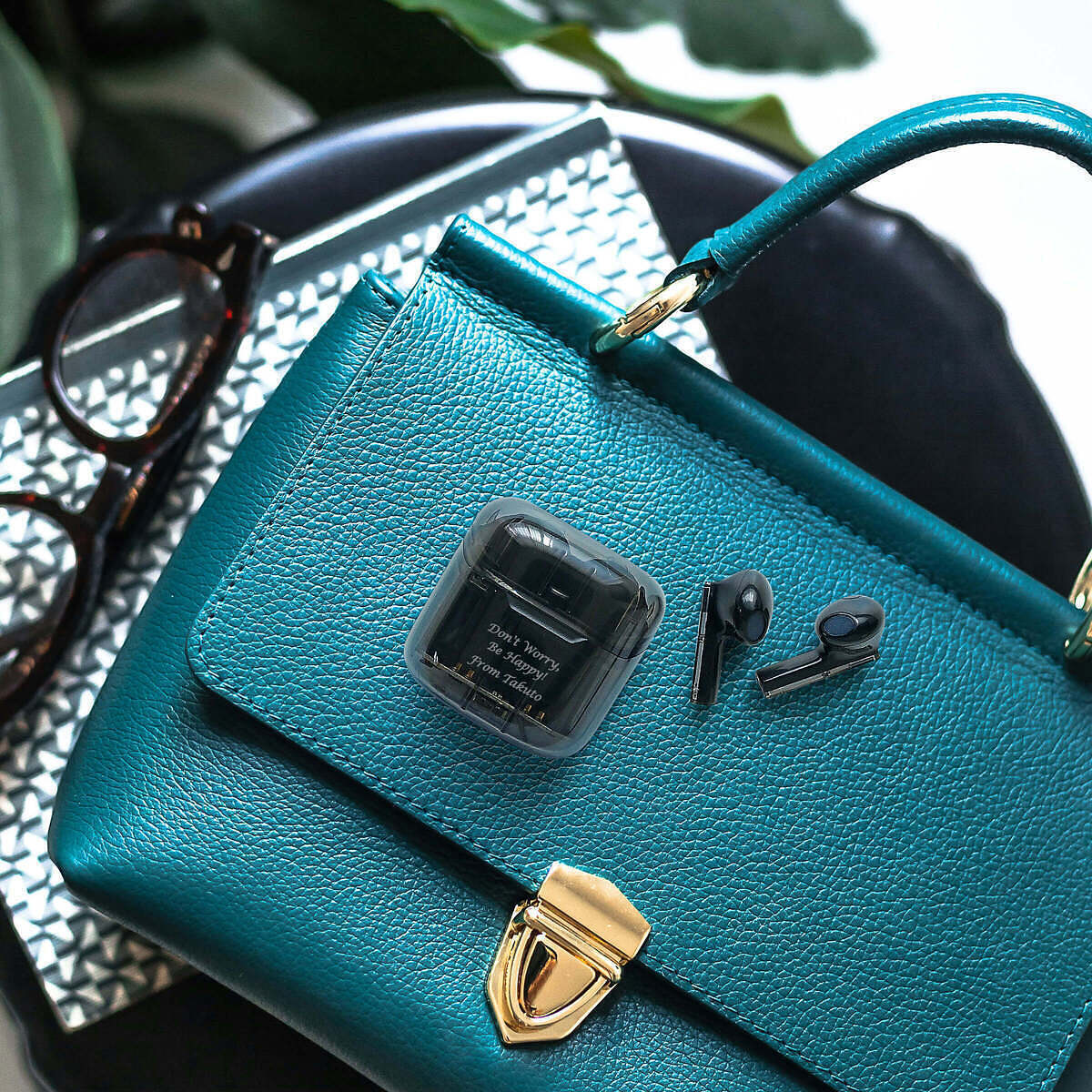 【名入れギフト】ワイヤレスイヤホン スケルトン