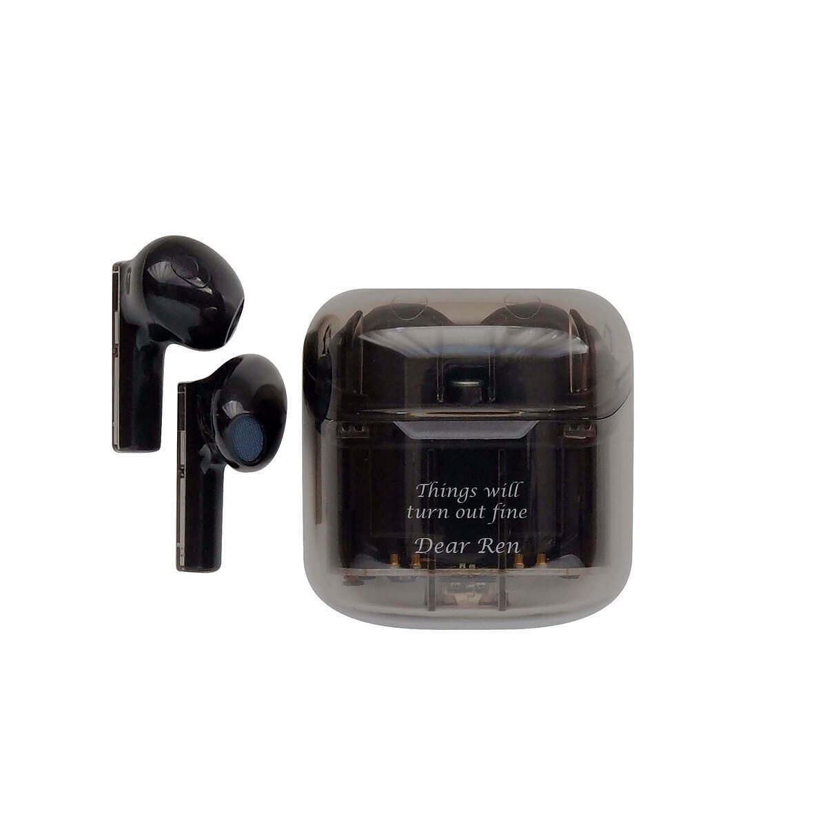 【名入れギフト】ワイヤレスイヤホン スケルトン