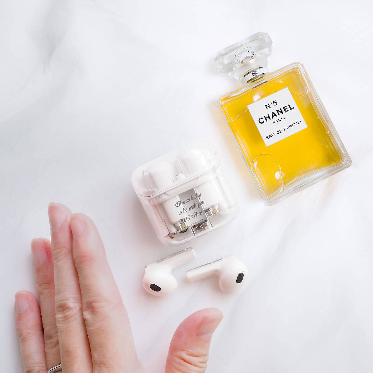 【名入れギフト】ワイヤレスイヤホン スケルトン