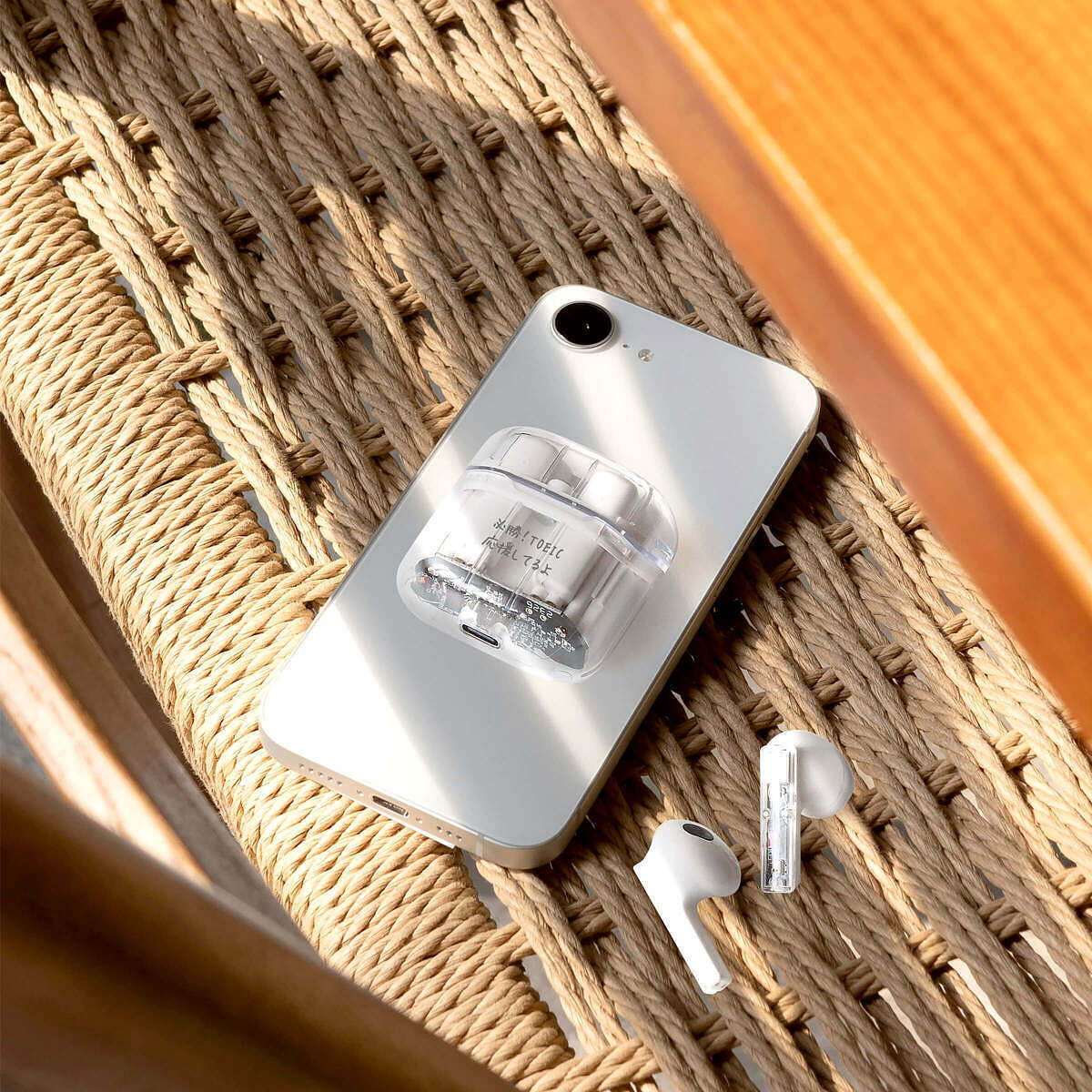 【名入れギフト】ワイヤレスイヤホン スケルトン