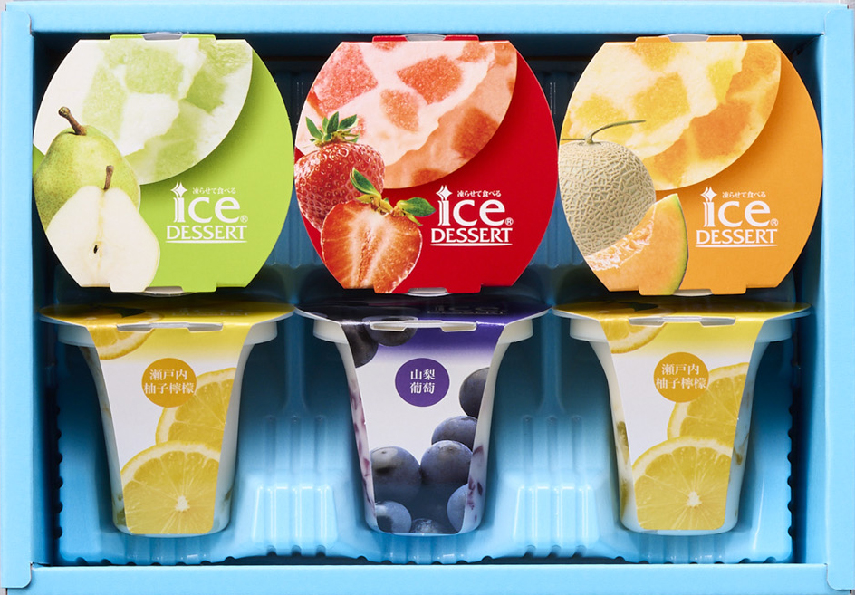 凍らせて食べる アイスデザート～国産フルーツ入り～6号