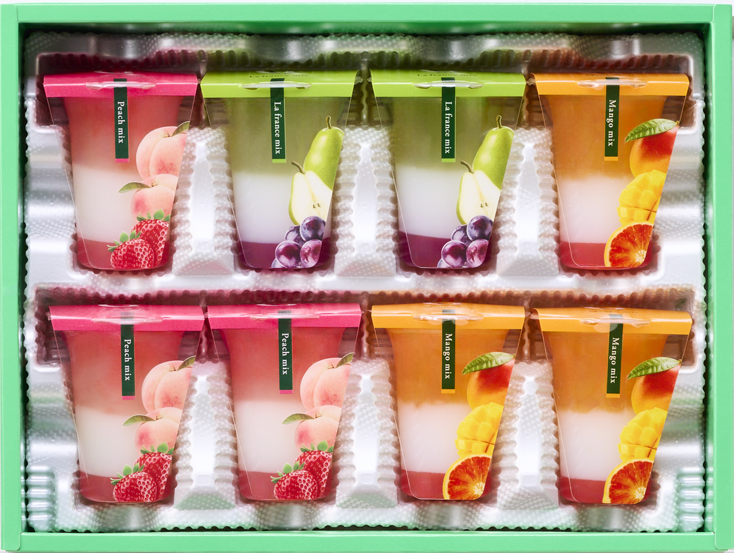 3層デザート ジュレパフェ～国産フルーツ入り～8号