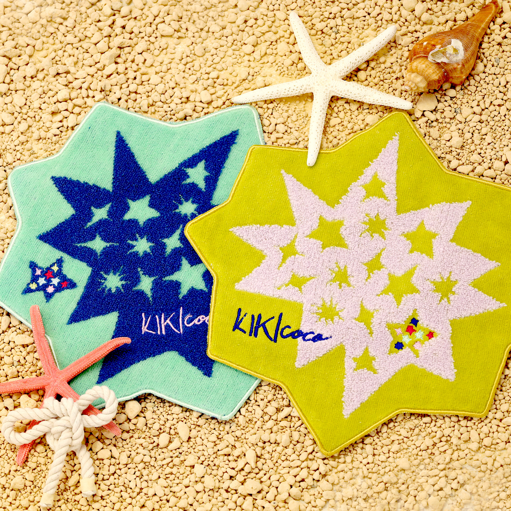 【ボックスセット】宝石石鹸と星型ハンカチのセット(ジュエルキャンディ付)