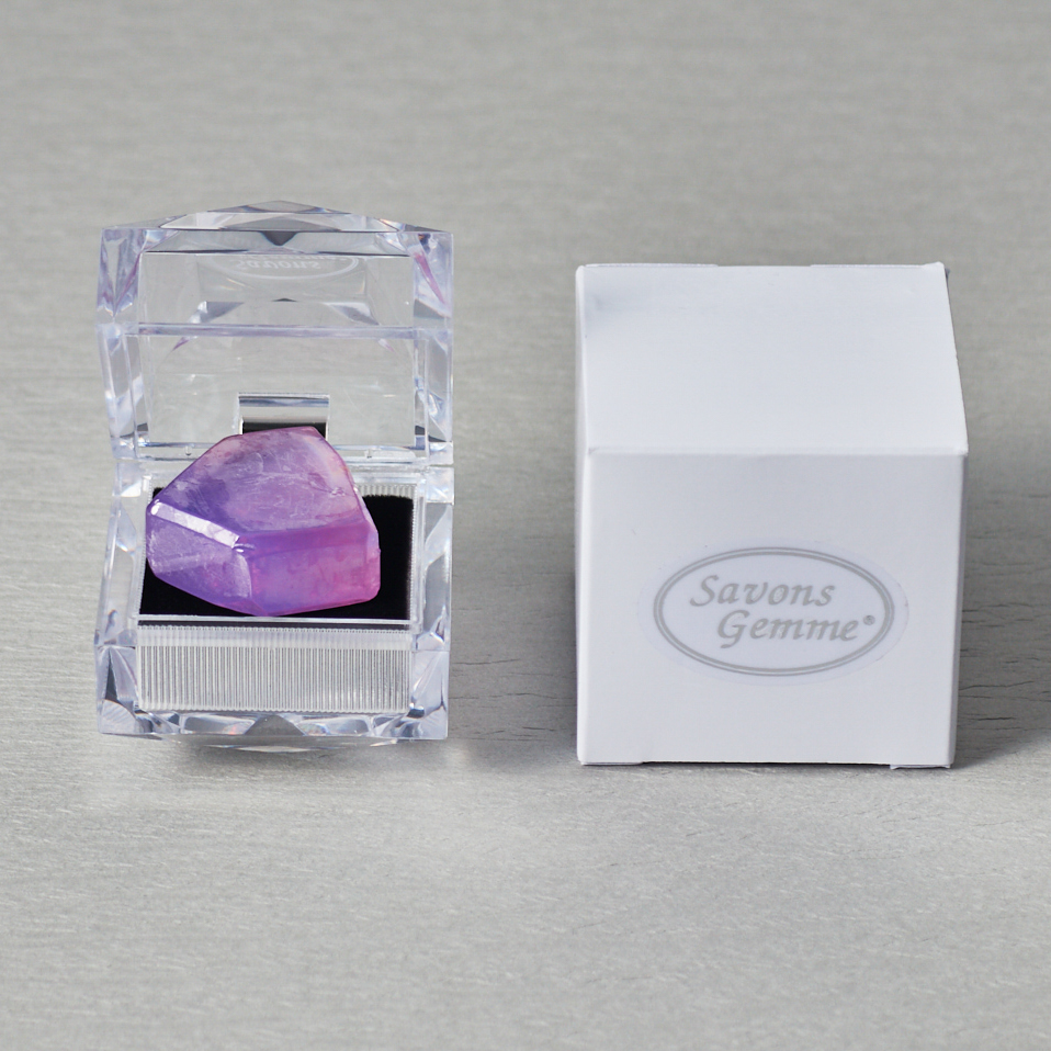 【ボックスセット】宝石石鹸と星型ハンカチのセット(ジュエルキャンディ付)