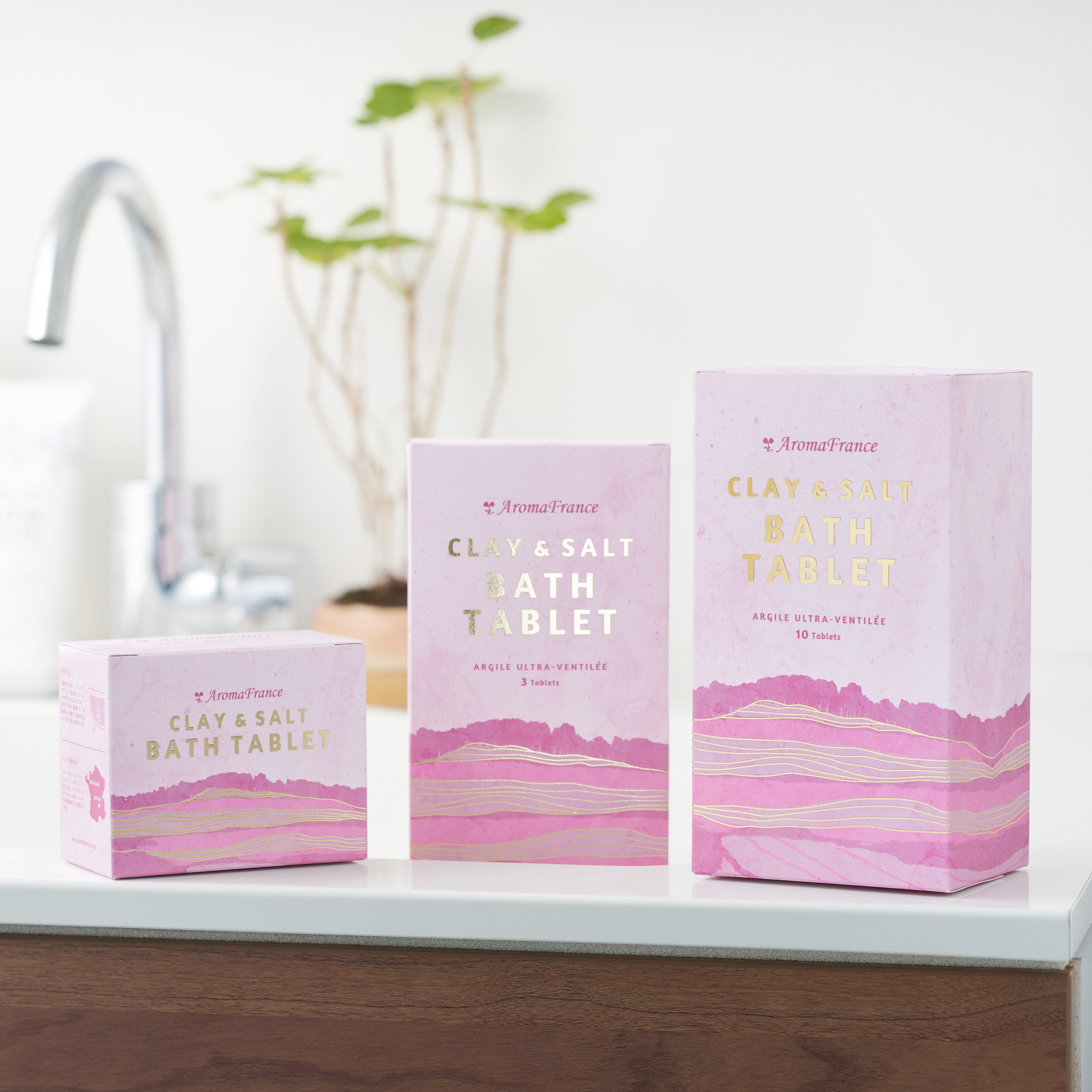 クレイ＆ソルト バスタブレット(3個入り)