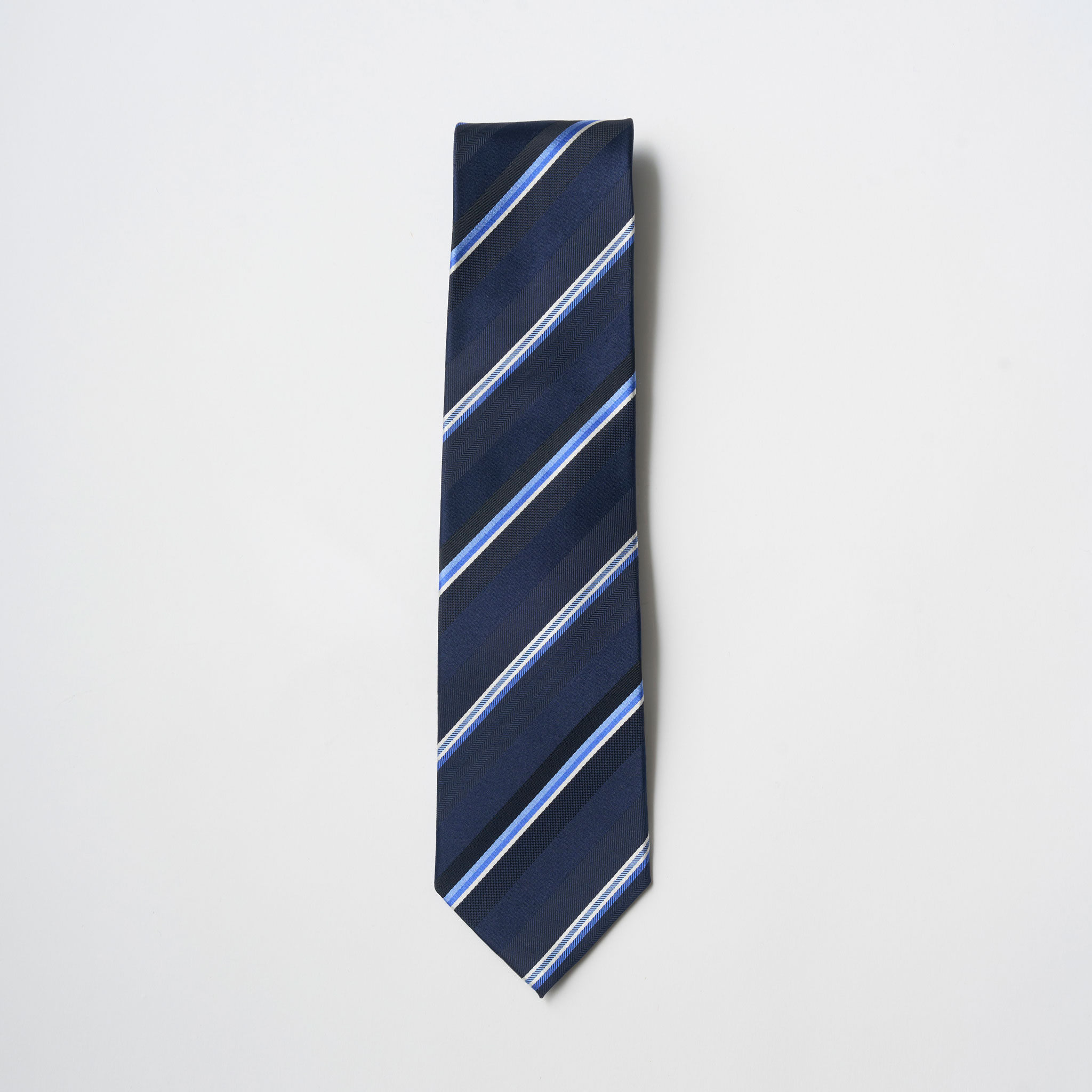 ネクタイ＆タイバー シリンダーBOXセット＜ストライプ＞