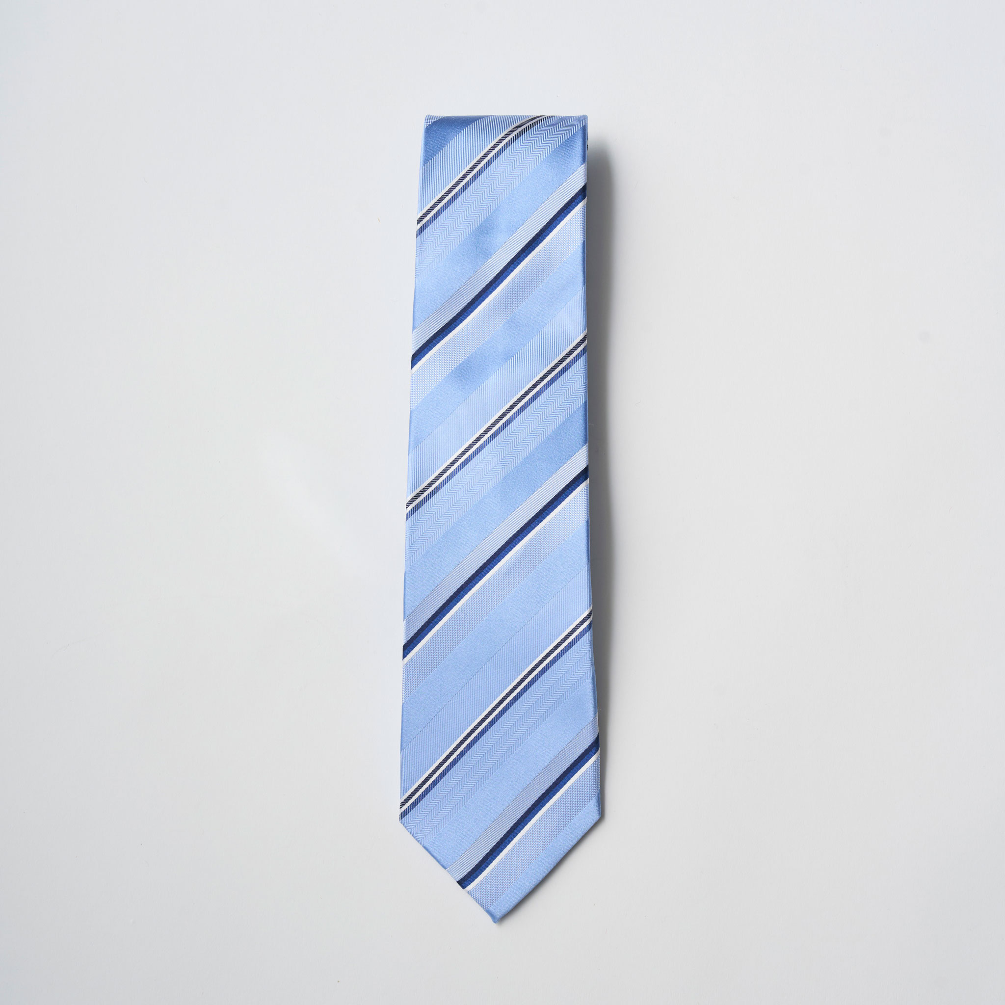 ネクタイ＆タイバー シリンダーBOXセット＜ストライプ＞