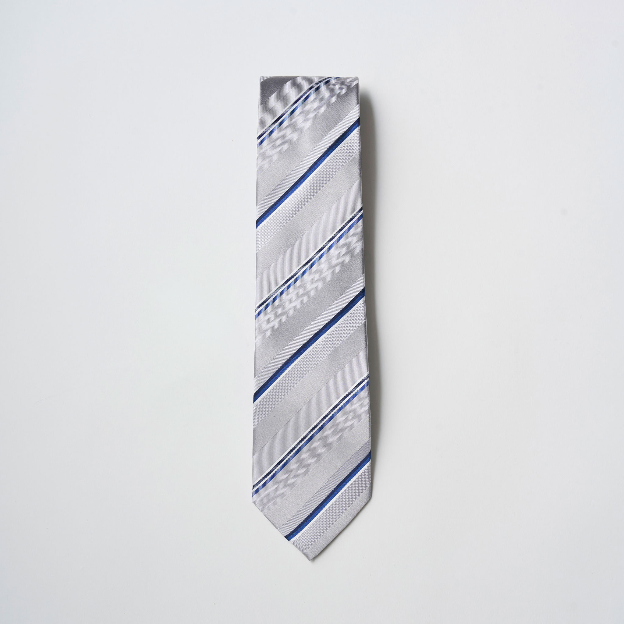 ネクタイ＆タイバー シリンダーBOXセット＜ストライプ＞