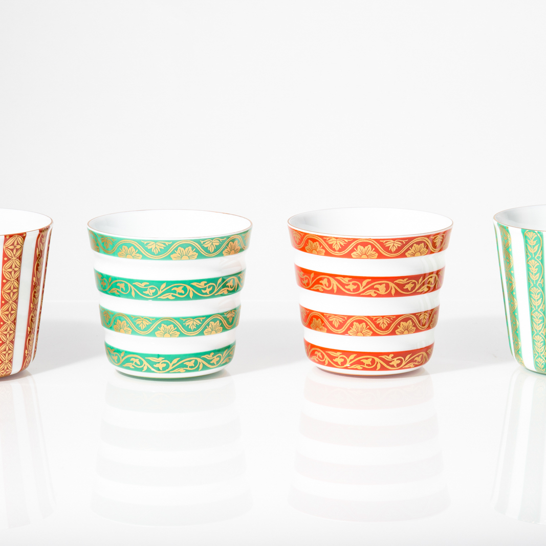 【Duke】ロックグラス 金襴手 