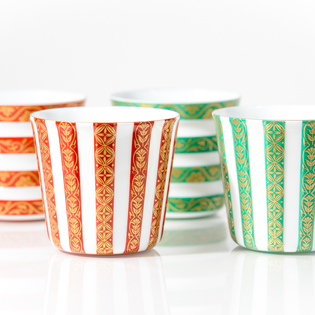 【Duke】ロックグラス 金襴手 