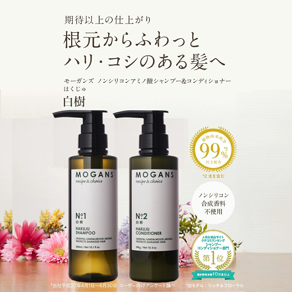 【父の日】MOGANS アミノ酸コンディショナー 白樹 300mL