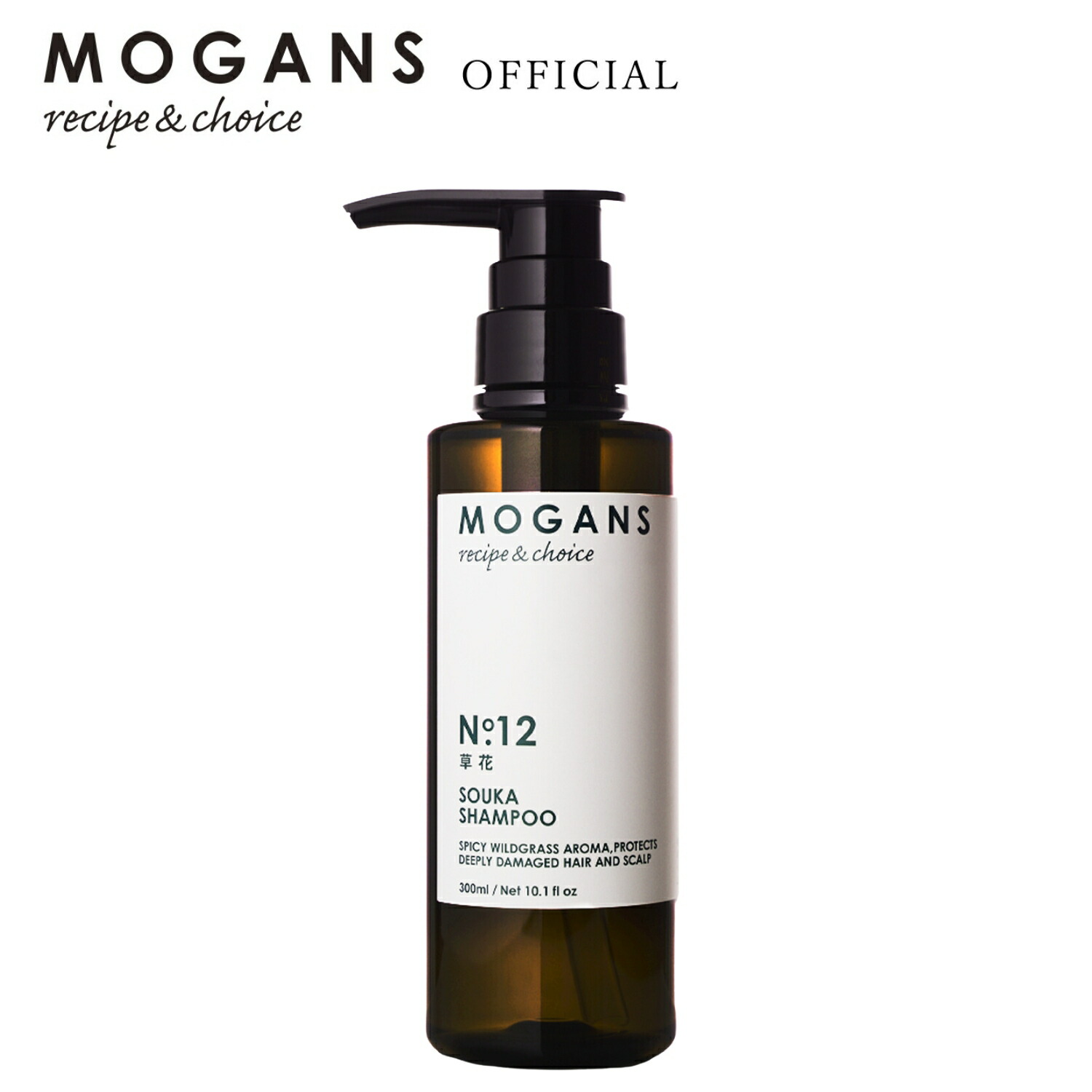 【父の日】MOGANS 薬用アミノ酸シャンプー 草花 300mL
