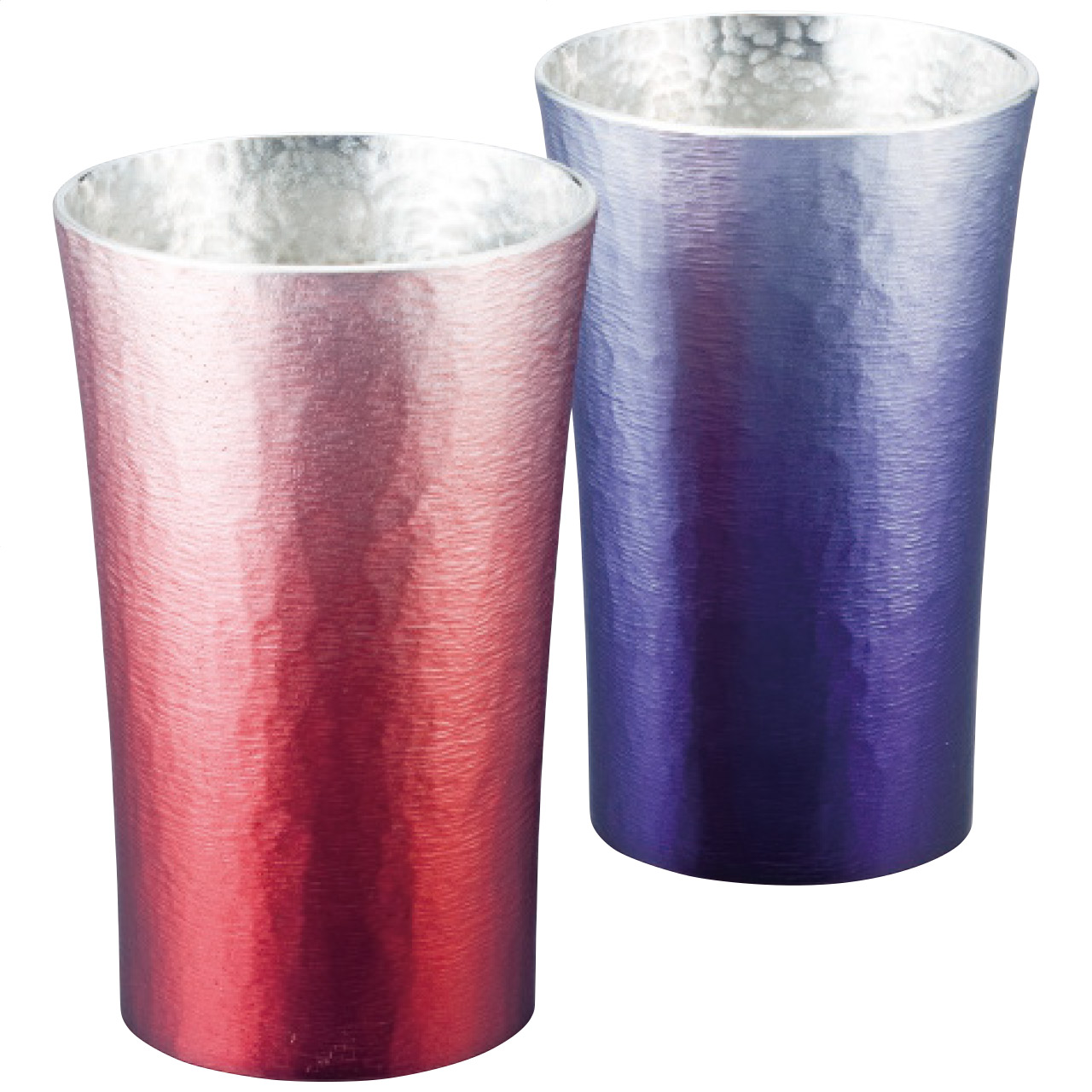 錫製タンブラー200ml 2客セット（桐箱入り）