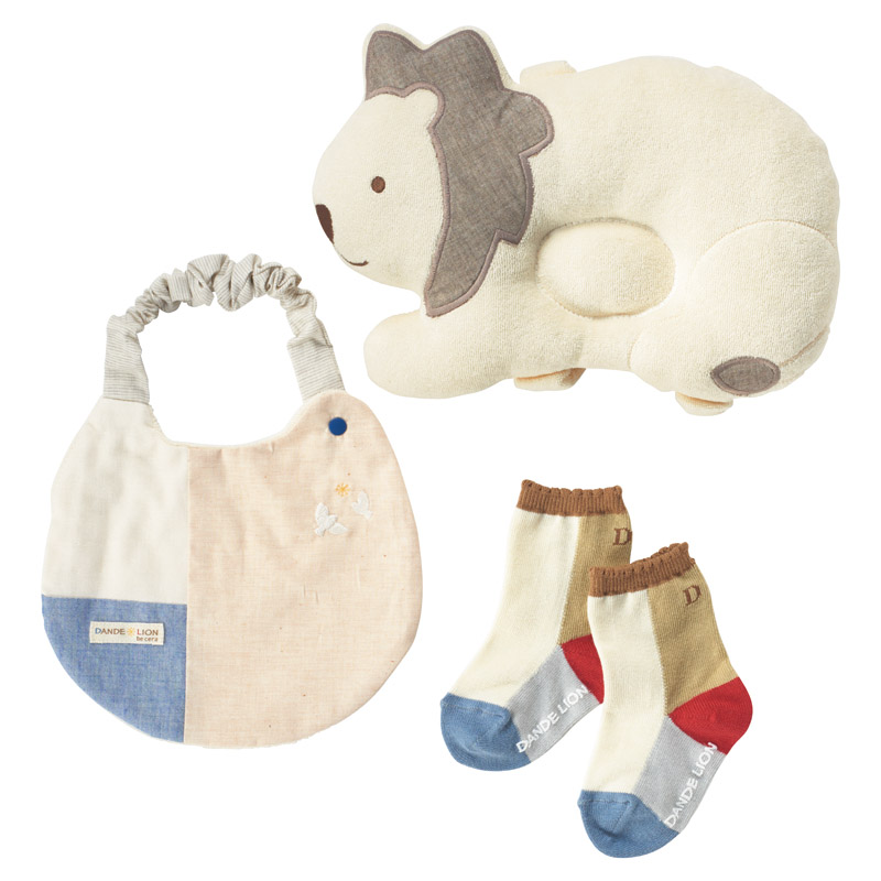 出産お祝いピロースタイセットライオン