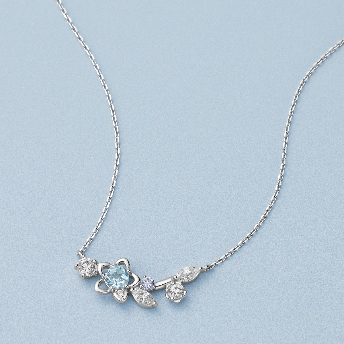 【Spring Limited】シルバー ネモフィラ ネックレス