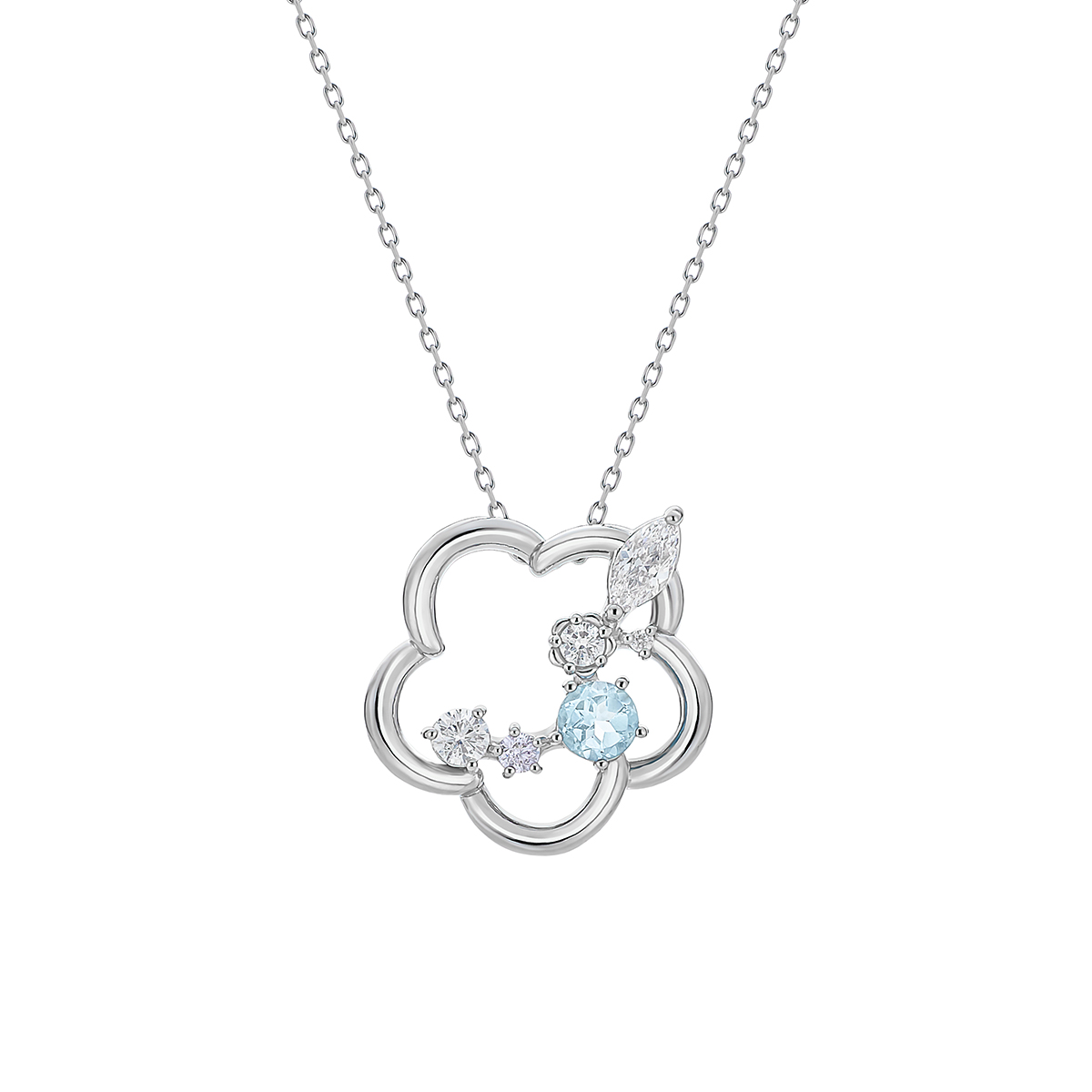 【Spring Limited】シルバー ネモフィラ ネックレス