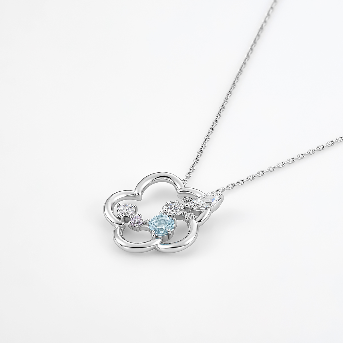 【Spring Limited】シルバー ネモフィラ ネックレス