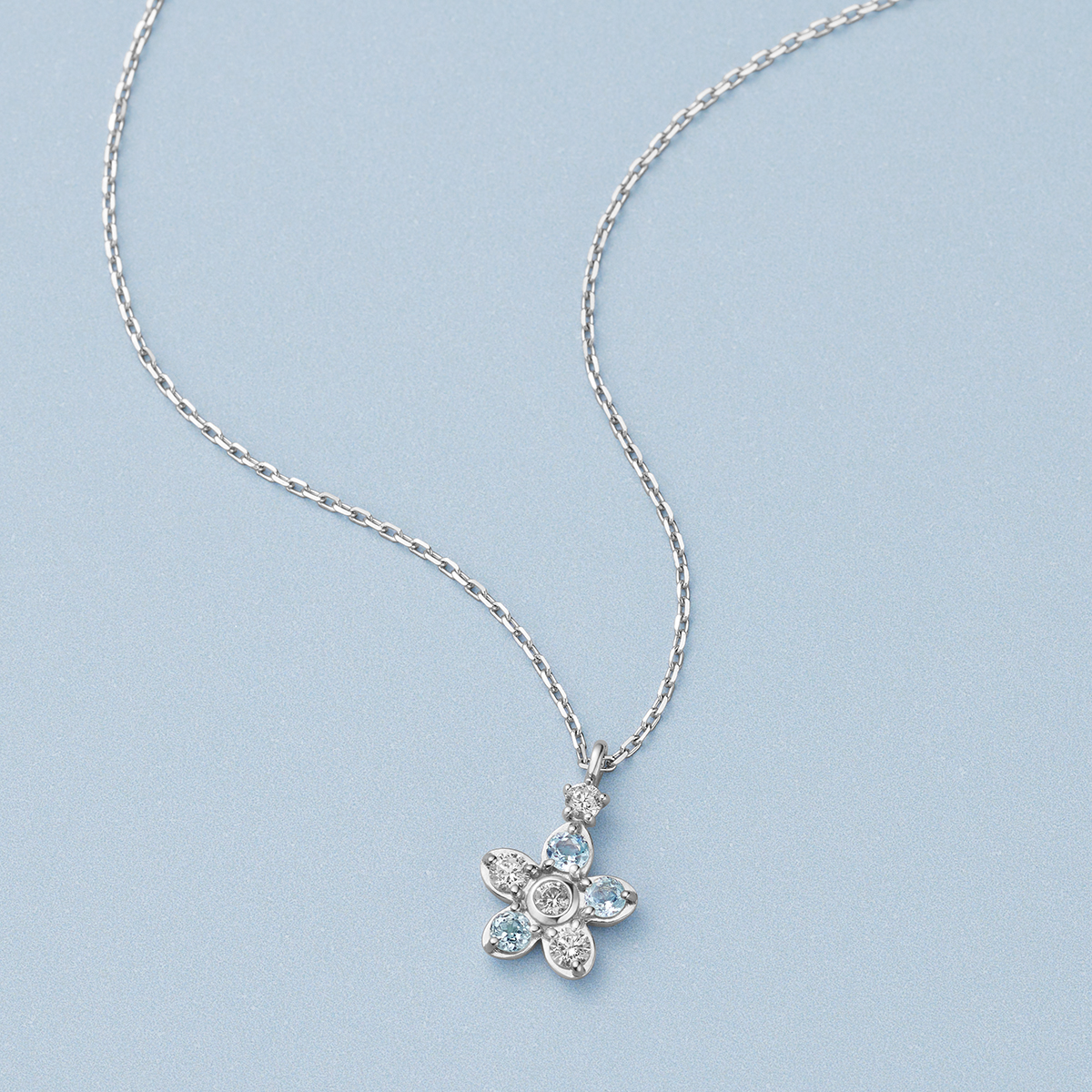 【Spring Limited】シルバー ネモフィラ ネックレス