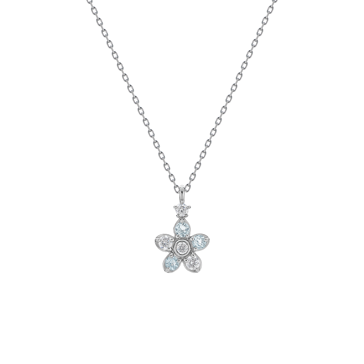 【Spring Limited】シルバー ネモフィラ ネックレス