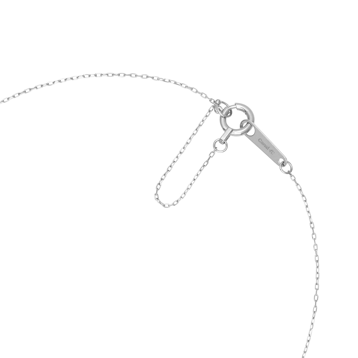 【Spring Limited】K10ホワイトゴールド/シルバー ネックレス