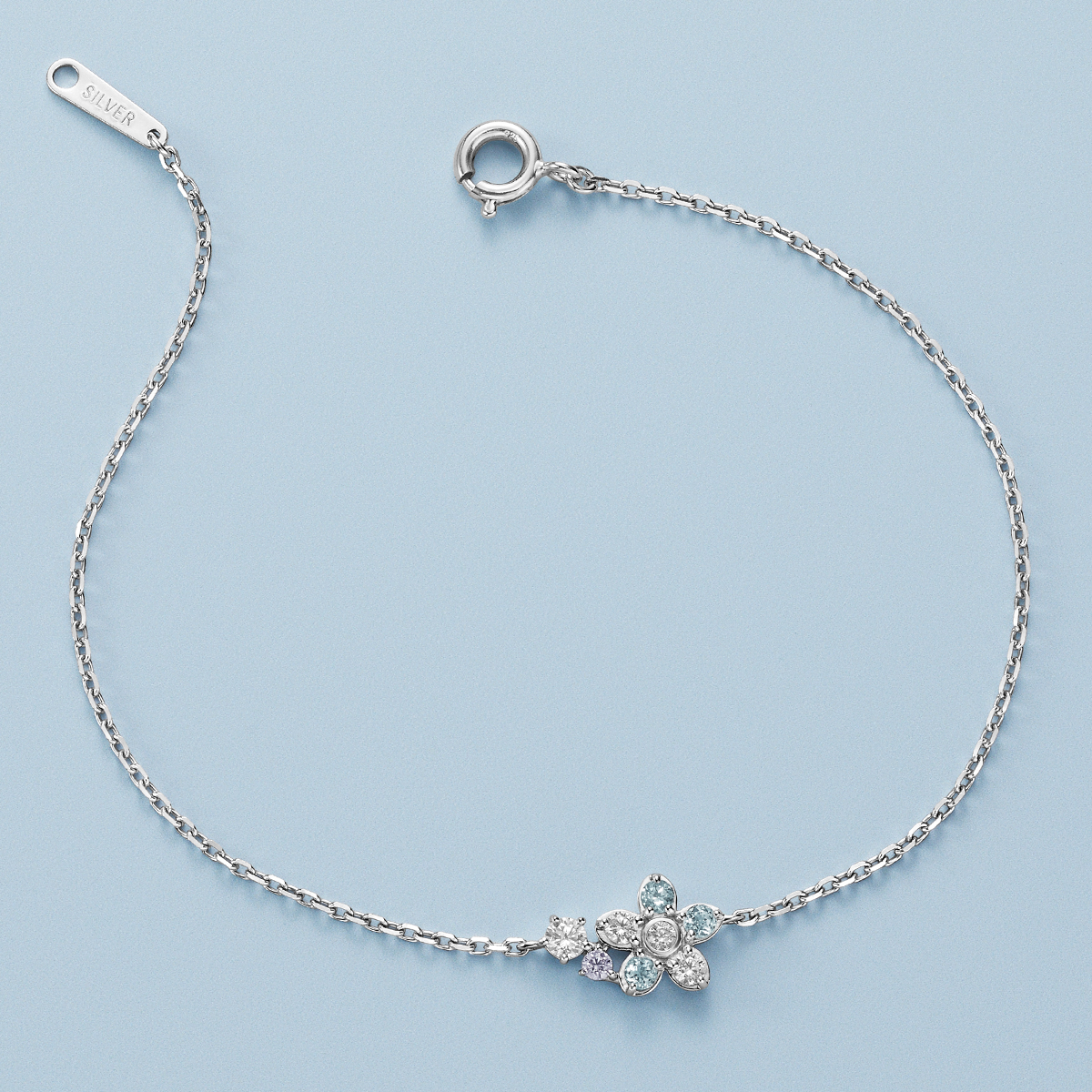 【Spring Limited】シルバー ネモフィラ ブレスレット