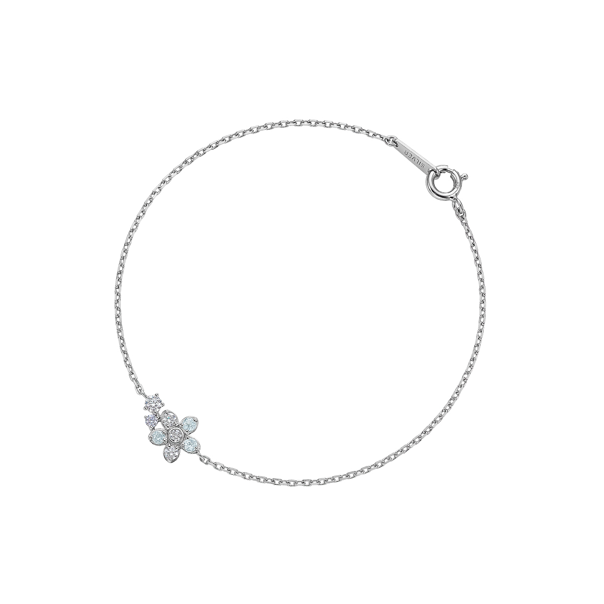 【Spring Limited】シルバー ネモフィラ ブレスレット