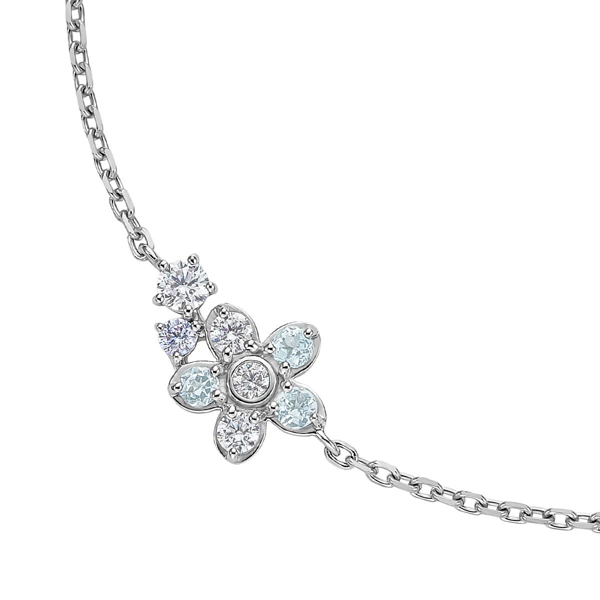 【Spring Limited】シルバー ネモフィラ ブレスレット