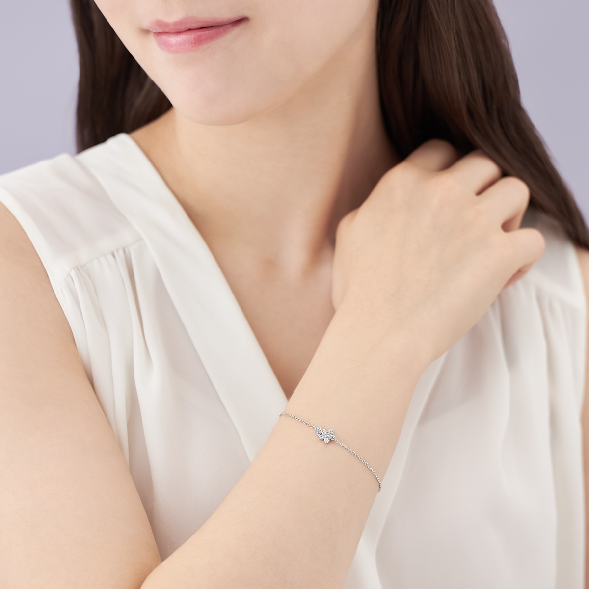 【Spring Limited】シルバー ネモフィラ ブレスレット