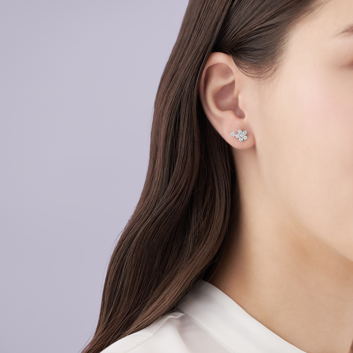 【Spring Limited】シルバー アシンメトリー ピアス