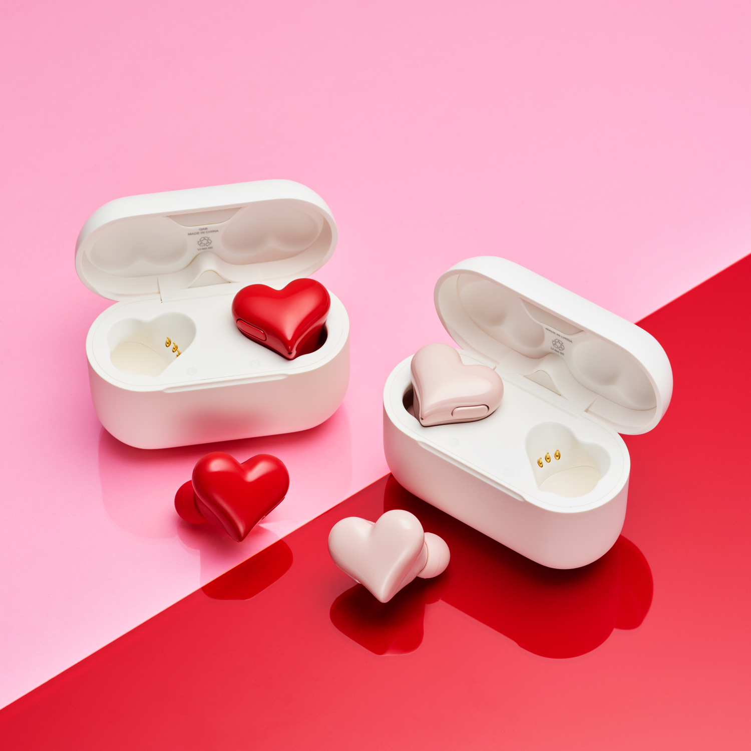 HeartBuds ワイヤレスイヤホン ピンクheartbuds ハートバッズ 【公式通販】