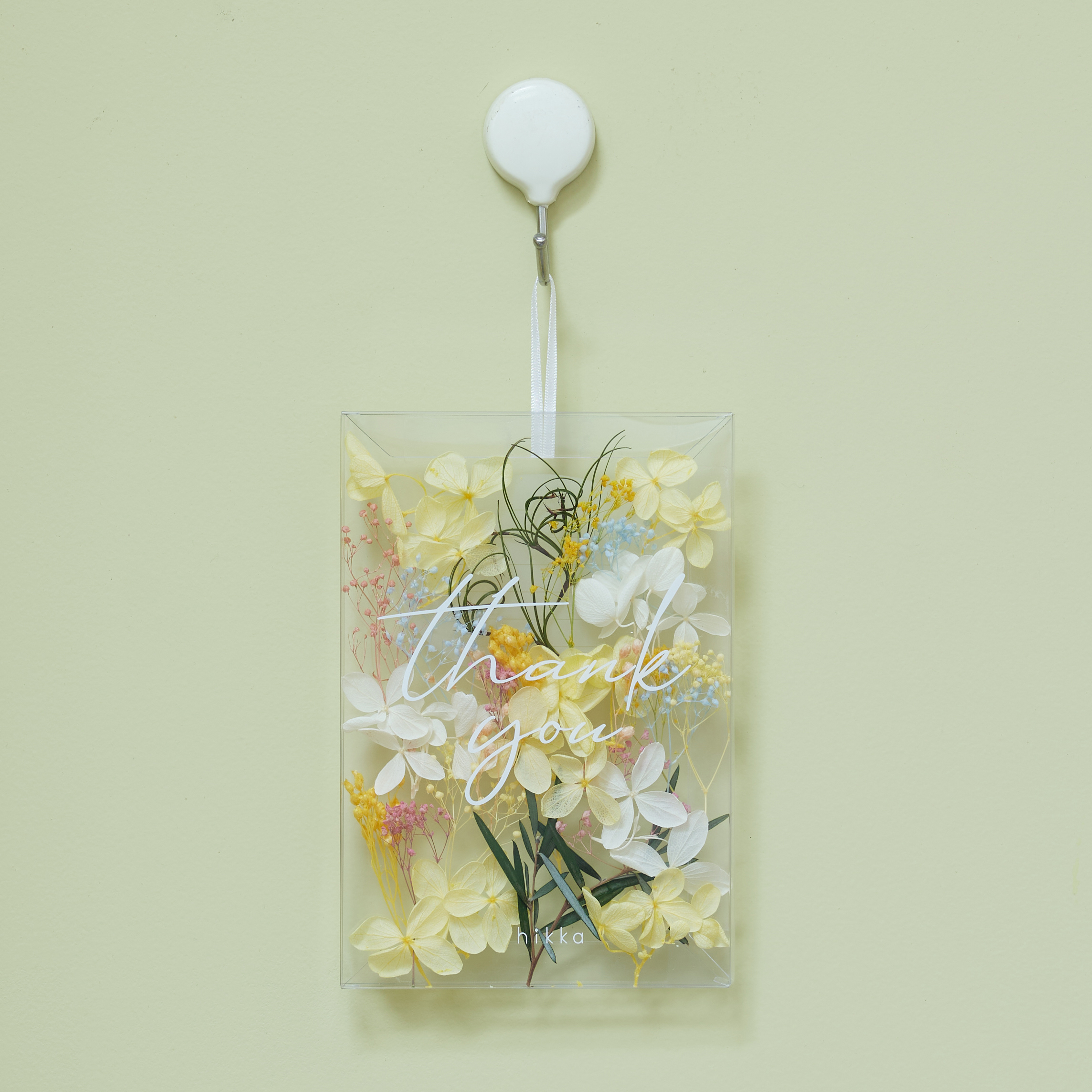 Thank you メッセージカード 花びらMIX