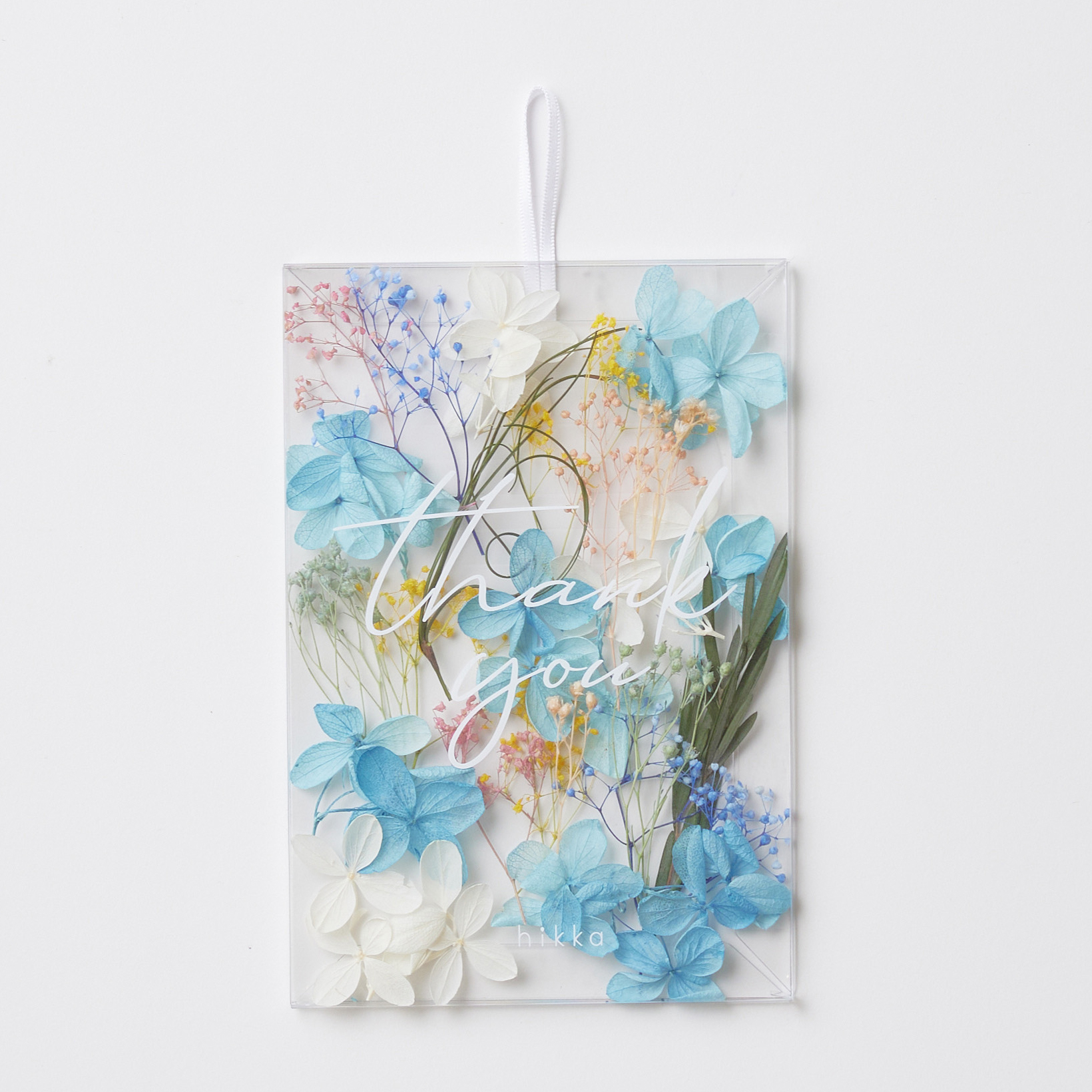 Thank you メッセージカード 花びらMIX