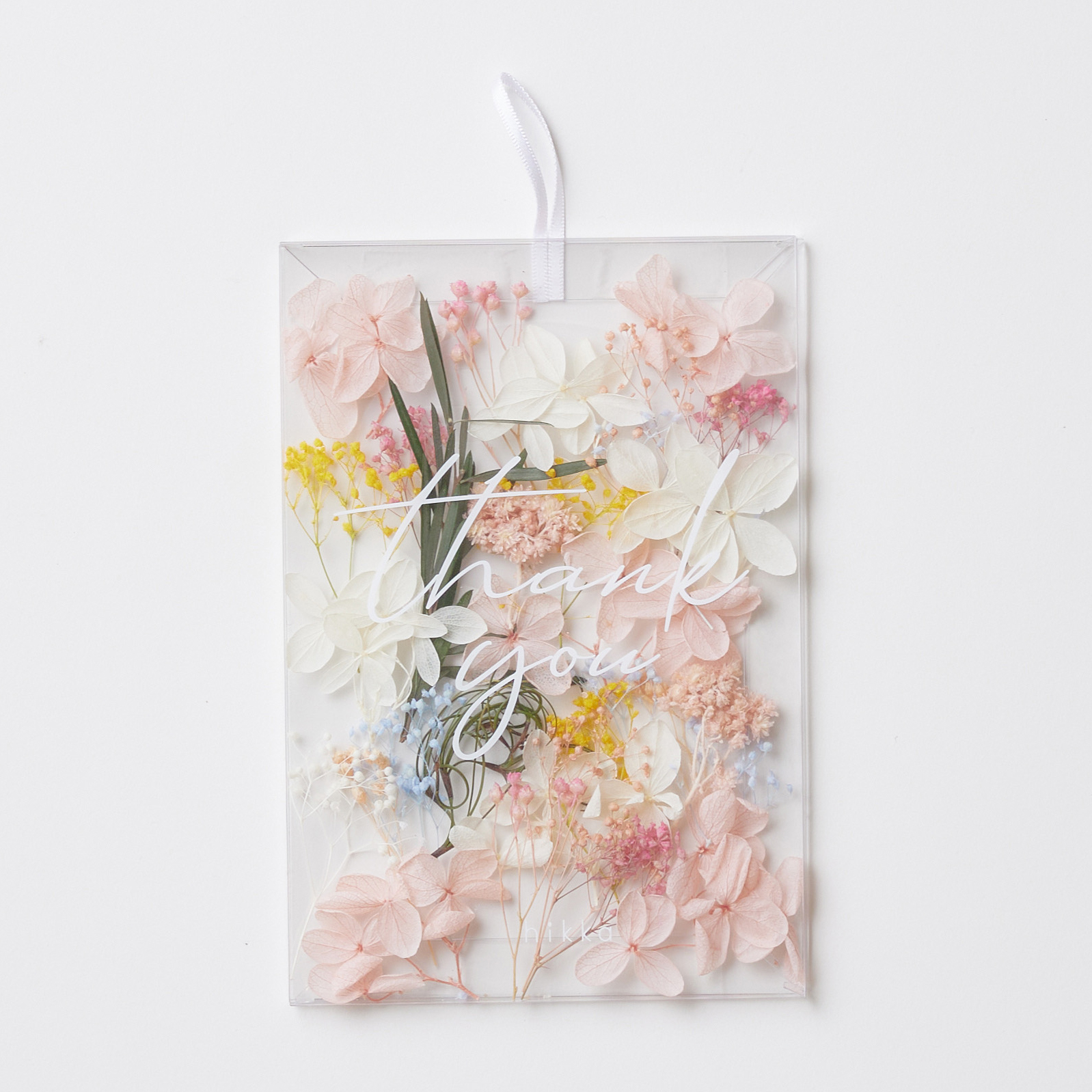 Thank you メッセージカード 花びらMIX