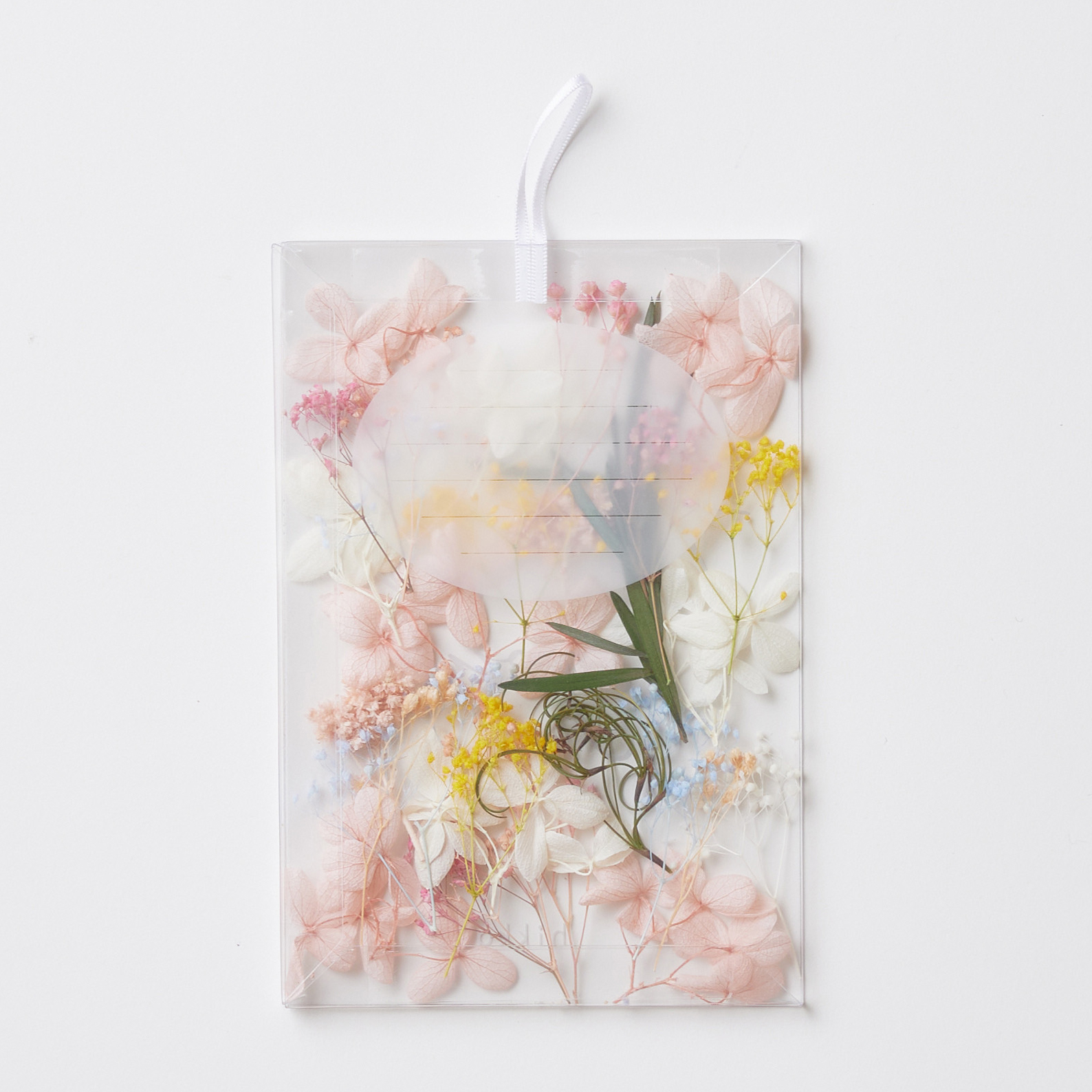 Thank you メッセージカード 花びらMIX