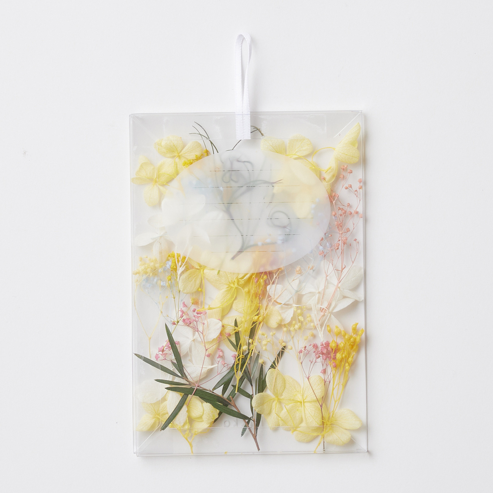 Thank you メッセージカード 花びらMIX