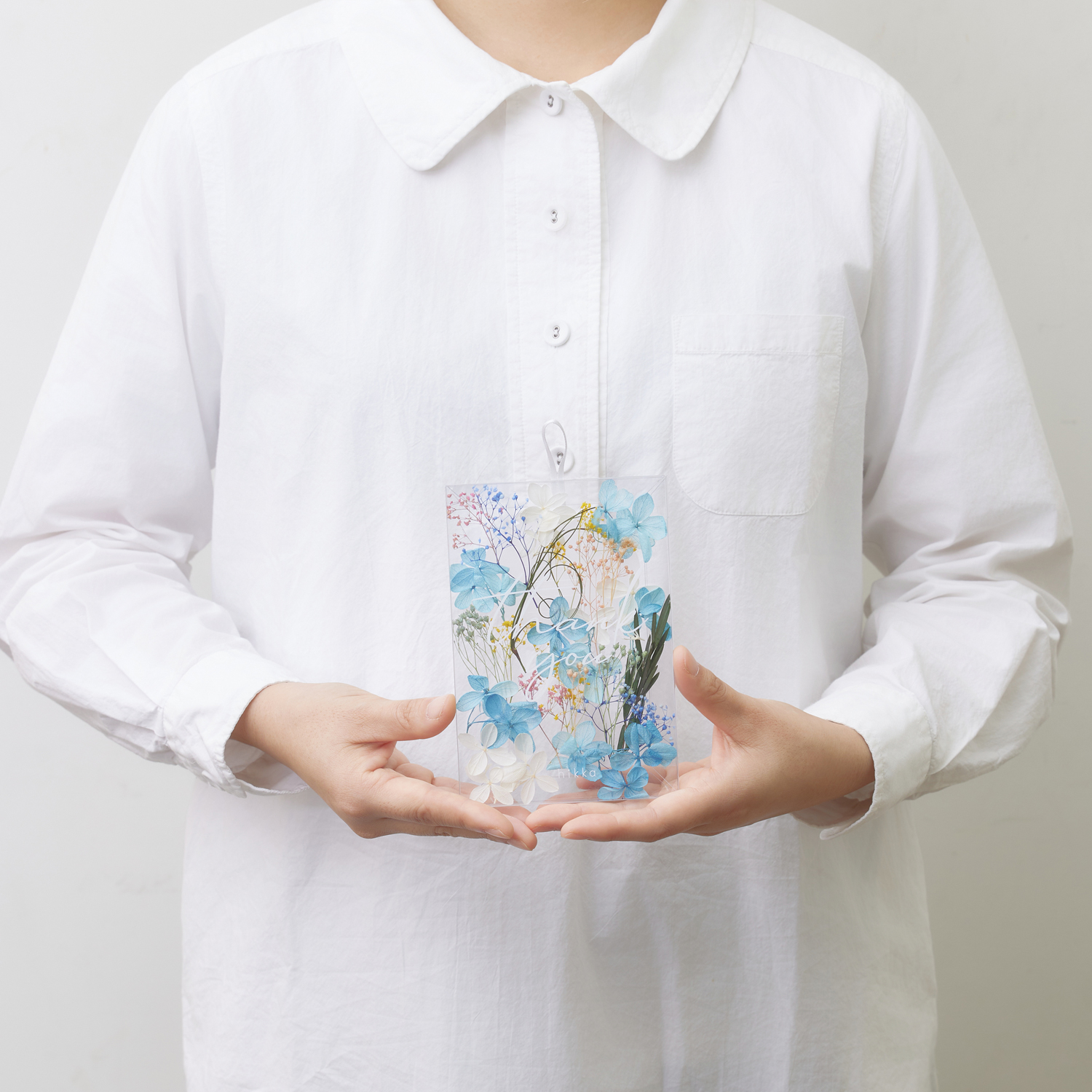 Thank you メッセージカード 花びらMIX