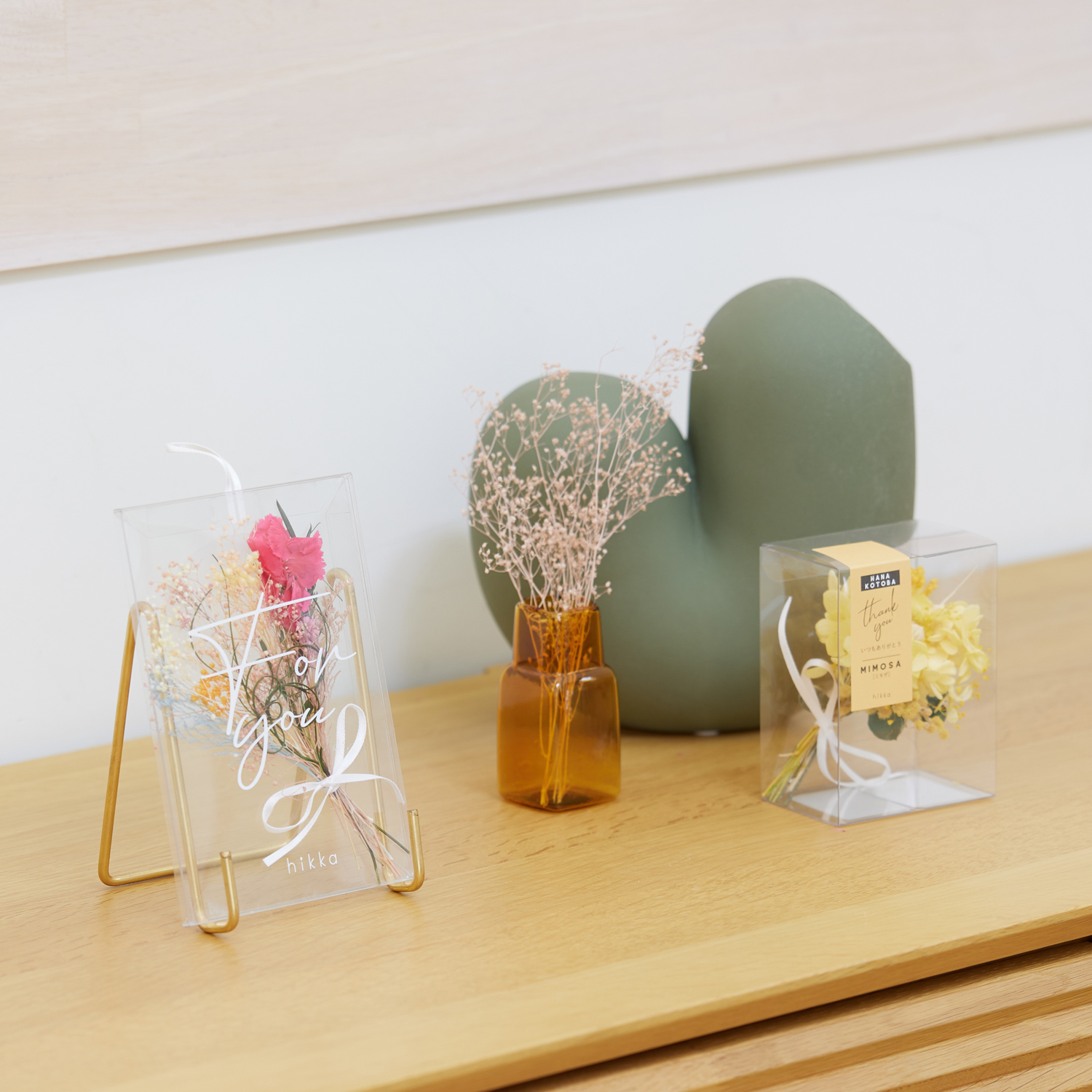 メッセージカードカーネーション「FOR YOU / Thank You」