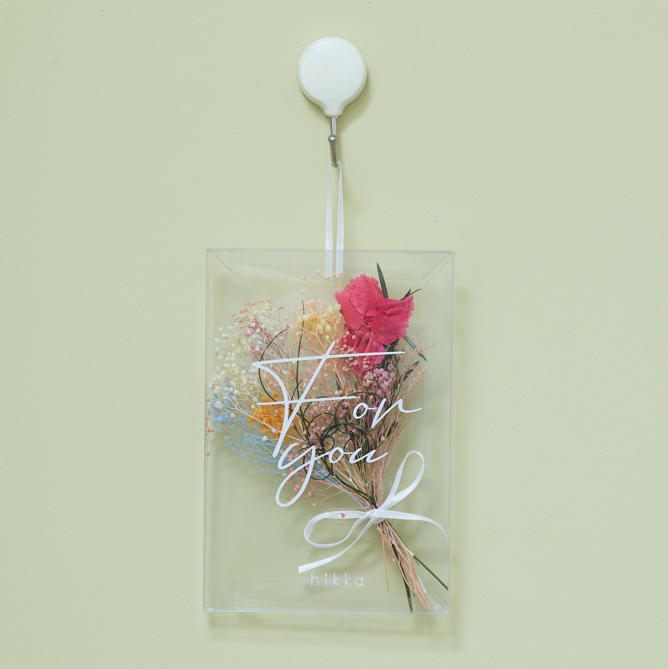 メッセージカードカーネーション「FOR YOU / Thank You」