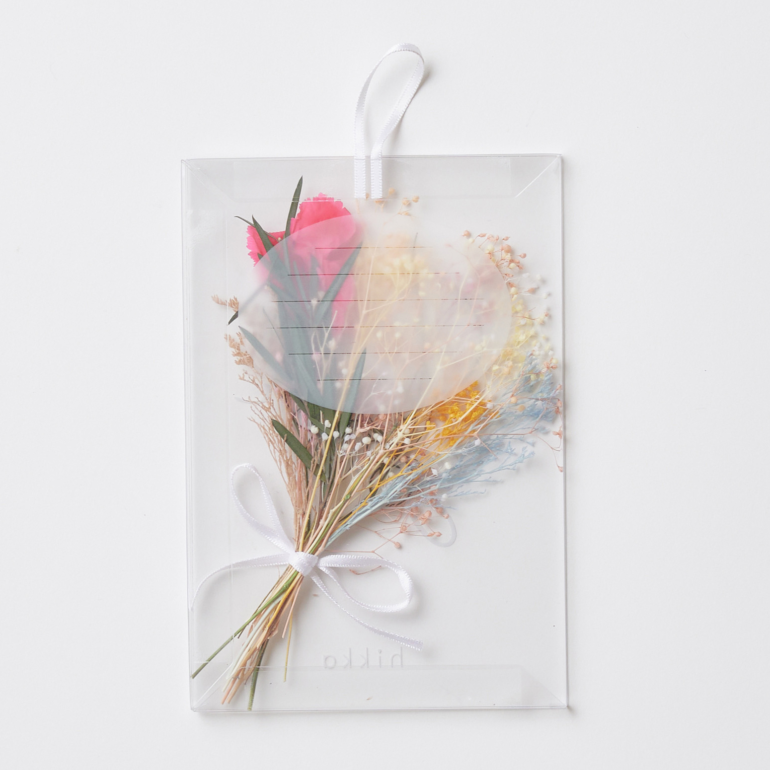 メッセージカードカーネーション「FOR YOU / Thank You」