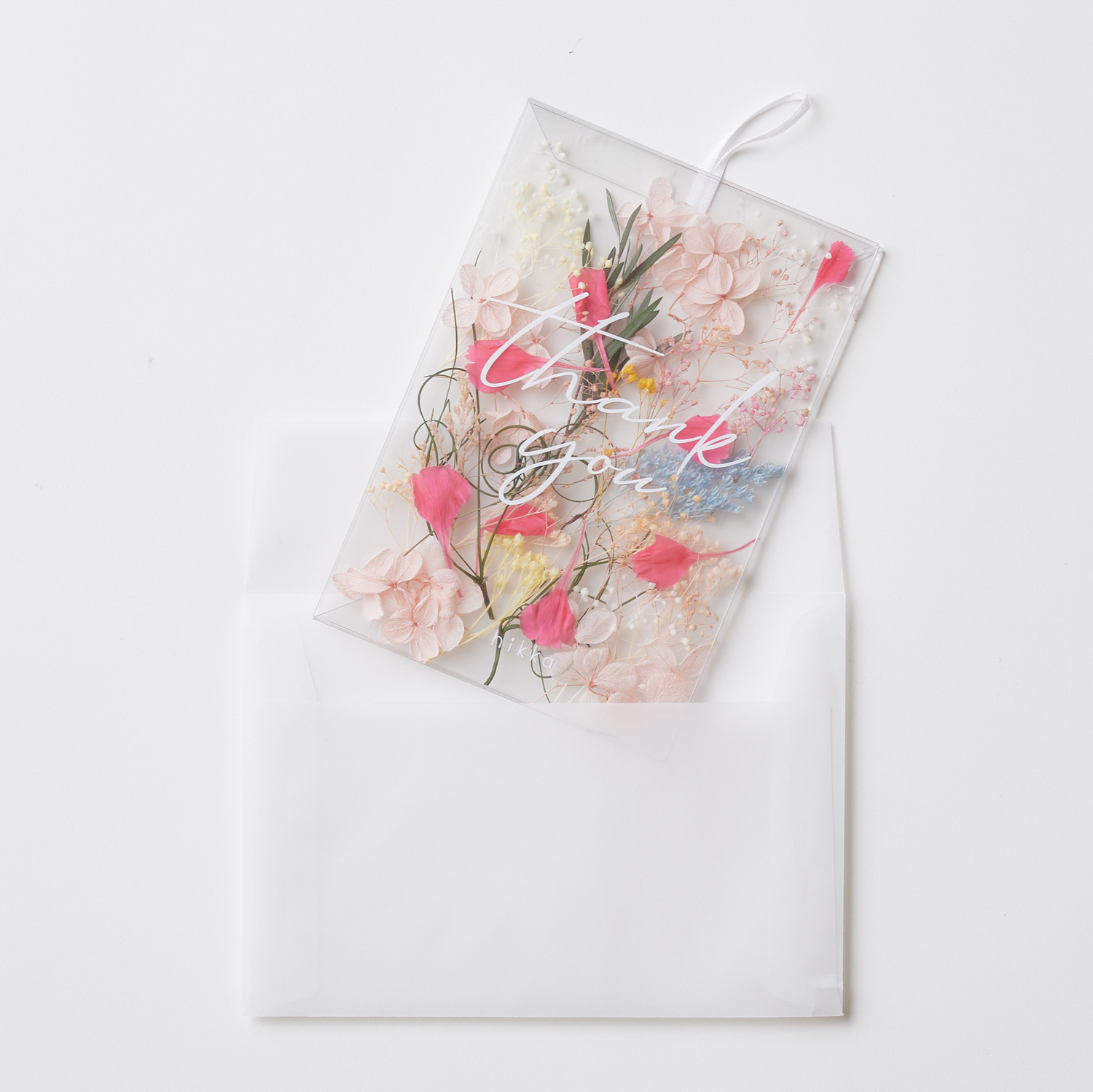 メッセージカードカーネーション「FOR YOU / Thank You」