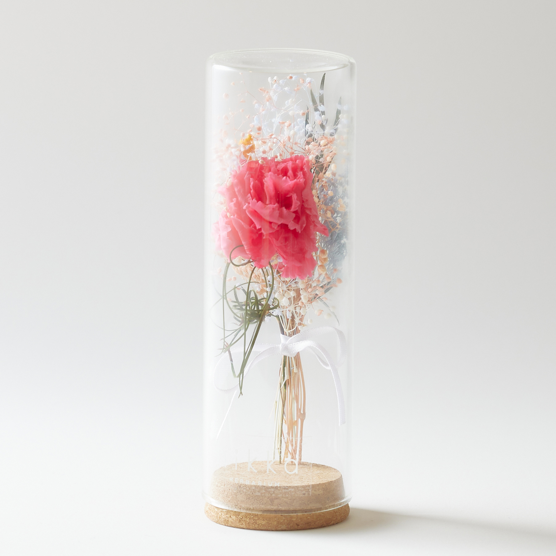 コルクガラス瓶 カーネーション