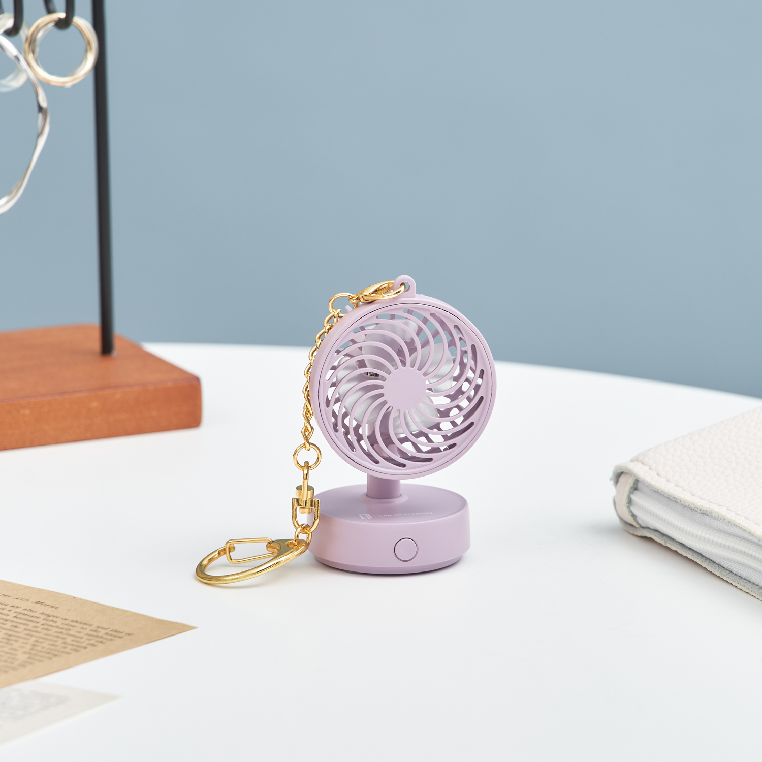 ミニチュアファン　キーチェーン付